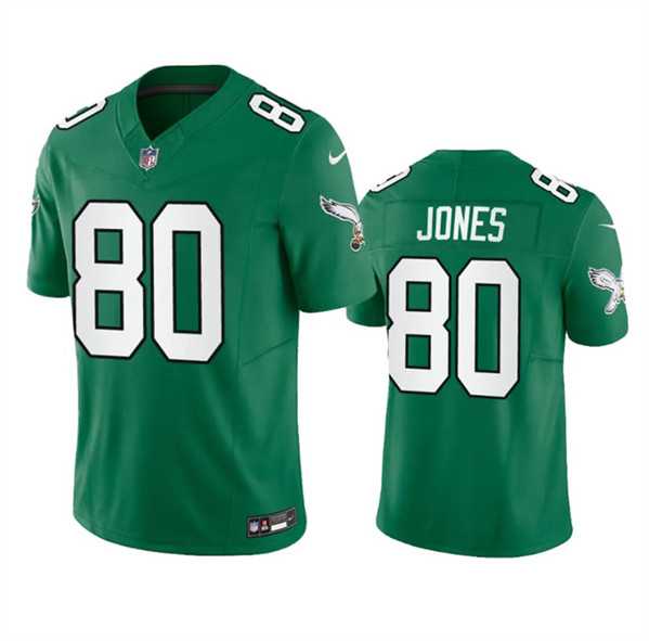 Men & Women & Youth Philadelphia Eagles #80 Julio Jones Green 2023 F.U.S.E. Throwback Vapor Untouchable Limited Jersey